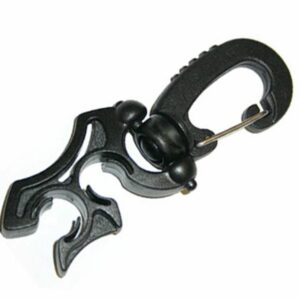 Cressi Porta Latiguillo Giratorio con Mosquetón